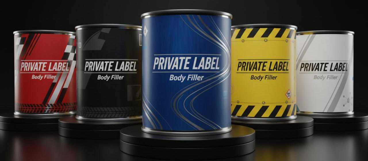 Lightweight Body filler private label design for auto car refinish